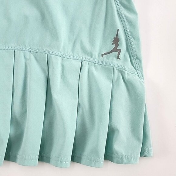 Lululemon Speed Skirt Skort Aruba Frisbee Sunset Floral Blue Aquamarine Size 6 - Picture 3 of 13